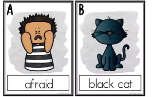 anteprima - Flashcard - Halloween A-Z - Flashcards - Pagina 1