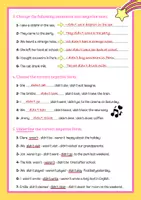 Vorschau - Arbeitsblätter - Simple Past - Negative Sentences - Seite 3