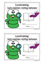 Vorschau - Unterrichtsreihen - Lesetraining: Betonung der Satzzeichen - Seite 2