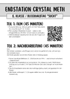 Vorschau - Arbeitsblätter - Blockhalbtag zum Thema Sucht, 8. Klasse (2 Lektionen) - Deckblatt