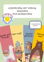 Vorschau - Anderer Materialtyp - Lesezeichen zum Ausrucken mit 7 verschiedenen Motiven - Deckblatt
