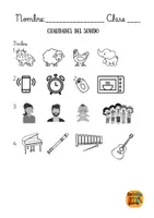 Vista previa - Hojas de trabajo - Cualidades del sonido multinivel - página 1