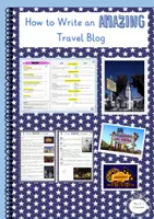 Vorschau - Arbeitsblätter - Travel Blog schreiben – Arbeitsblatt mit Checkliste, Wortschatz & Peer Feedback (Klasse 7–10) - Deckblatt