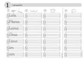 Vorschau - Arbeitsblätter - Lernwörter Klasse 1 Lola Heft 1&2 - Grundschrift - Seite 2