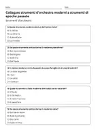 anteprima - Quiz - Quiz: Collegare strumenti d’orchestra moderni a strumenti di epoche passate - Pagina 1