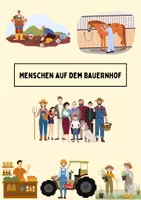 Vorschau - Arbeitsblätter - Menschen, ihre Aufgaben und Werkzeuge auf dem Bauernhof - Deckblatt