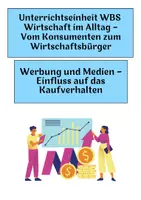 Vorschau - Arbeitsblätter - WBS - Werbung und Medien - Deckblatt