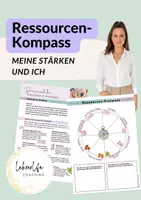Vorschau - Arbeitsblätter - Meine Stärken und ich - Ressourcen Kompass - Deckblatt