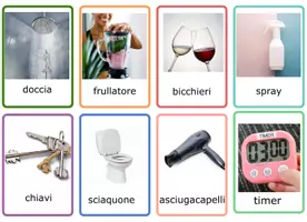 anteprima - Materiale di supporto/inclusione - Oggetti flash cards. - Pagina 1