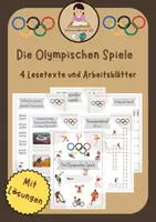 Vorschau - Arbeitsblätter - Olympische Spiele - Arbeitsheft (Ready to work) - Deckblatt