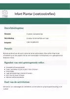 Voorbeeld - Factsheet Infant Plantar - Voorblad