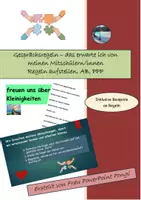 Vorschau - Stundenentwürfe - Gesprächsregeln aufstellen (Das erwarte ich von anderen) - Deckblatt