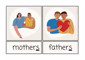 Vorschau - Bildkarten - Bildkarten zur Familie/family members (divers) - Seite 2