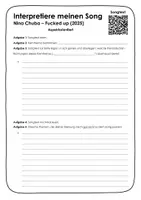 Vorschau - Arbeitsblätter - Lyrik. Chart-Songs interpretieren. Materialpaket - Seite 2