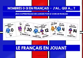 Vorschau - Spiele - FRANZÖSISCH: Zahlen 0–31 | J'ai... Qui a... ? | 2 Spiele & Challenges | A1 | FREEBIE - Seite 1
