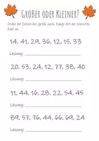 Vorschau - Arbeitsblätter - Größer, Kleiner oder Gleich? Größen Vergleichen 2. Klasse & 3. Klasse Herbst - Seite 3