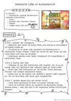 Vorschau - Arbeitsblätter - Herbst- & Halloween-Café – Kreatives Kunstprojekt für den Kunstunterricht - Seite 2