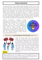 Vorschau - Arbeitsblätter - Menschenrechte schützen: Amnesty International, Human Rights Watch, UNHCR - Seite 1