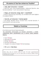 Vorschau - Arbeitsblätter - Quellenprüfung Fake News – Checkliste Medienkompetenz - Seite 3