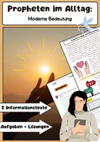 Vorschau - Arbeitsblätter - Propheten im Alltag - Deckblatt