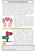 Vorschau - Arbeitsblätter - Propheten im Alltag - Seite 1