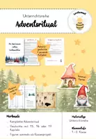 Vorschau - Unterrichtsreihen - Adventsritual - Geschichte, passende Aufgaben & Sammelfiguren - Deckblatt