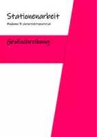 Vorschau - Arbeitsblätter - Wiederholung der Großschreibung - Deckblatt