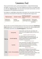 Vorschau - Arbeitsblätter - Infoblatt Convenience Food - Deckblatt