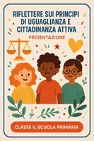 anteprima - Presentazioni / Lavagne - Riflettere sui principi di uguaglianza e cittadinanza attiva - Pagina di copertina