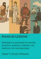 anteprima - Piani di lezione - Distinguere le principali età storiche preistoria, antichità, medioevo, età moderna, età contemporanea - Pagina di copertina