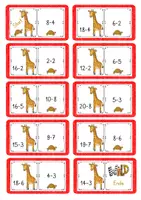Vorschau - Unterrichtsreihen - Analogieaufgaben bis 20 – Domino Mathe Grundschule (Addition & Subtraktion Klasse 1/2) - Seite 3