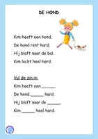 Voorbeeld - Begrijpend lezen met invulzinnen (groep 3) - Pagina 2