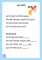 Voorbeeld - Begrijpend lezen met invulzinnen (groep 4) - Pagina 2
