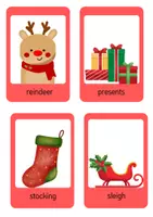 Vorschau - Bildkarten - Christmas flashcards - Deckblatt