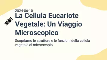 anteprima - Presentazioni / Lavagne - La cellula vegetale al microscopio - Pagina 1
