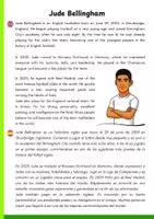 Vista previa - Hojas de trabajo - ⚽ Reading Pack Bilingüe – Football Players | Lecturas en Inglés y Español · Comprensión lectora 5º–6º y ESO - página 3