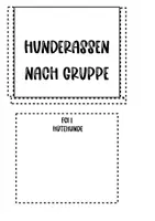 Vorschau - Arbeitsblätter - Hunderassen Informationskarteien - Seite 1