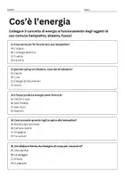 anteprima - Quiz - Raccolta di materiali: Quiz sull'energia - Pagina 1