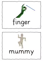Vorschau - Poster - Halloween Flashcards Englisch Grundschule - Seite 1
