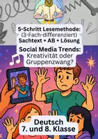 Vorschau - Arbeitsblätter - Tiktok Kurzvideos Trends - Deckblatt