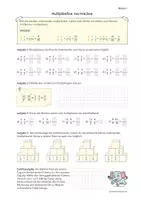 Vorschau - Arbeitsblätter - Multiplikation & Division von BRÜCHEN (Bruchrechnung) - Seite 1
