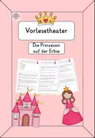 Vorschau - Arbeitsblätter - Vorlesetheater "Die Prinzessin auf der Erbse" - Leseförderung - Märchen - Deckblatt