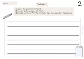 Vorschau - Arbeitsblätter - Rechtschreibregeln und -Übungen mit zwei Diktaten (5.Klasse) - Seite 2