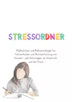 Vorschau - Arbeitsblätter - Stressordner - "Sinnvolle" Strafarbeiten, differenziert - Deckblatt