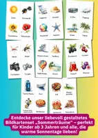 Vorschau - Bildkarten - Sommerträume Bildkarten – Sommermotive & Aktivitäten im Aquarell-Look für Kita, Vorschule & Grundschule - Seite 1