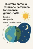 anteprima - Compiti in classe/Test - Illustrare come la rotazione determina l’alternanza giorno–notte - Pagina di copertina