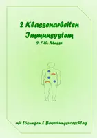 Vorschau - Arbeitsblätter - klassenarbeiten-immunsystem-klasse-9 - Deckblatt