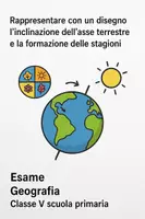 anteprima - Compiti in classe/Test - Rappresentare con un disegno l’inclinazione dell’asse terrestre e la formazione delle stagioni - Pagina di copertina