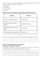 anteprima - Compiti in classe/Test - Rappresentare con un disegno l’inclinazione dell’asse terrestre e la formazione delle stagioni - Pagina 2