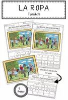 Vorschau - Arbeitsblätter - "La ropa" - Tandem zum Thema Kleidung - Deckblatt